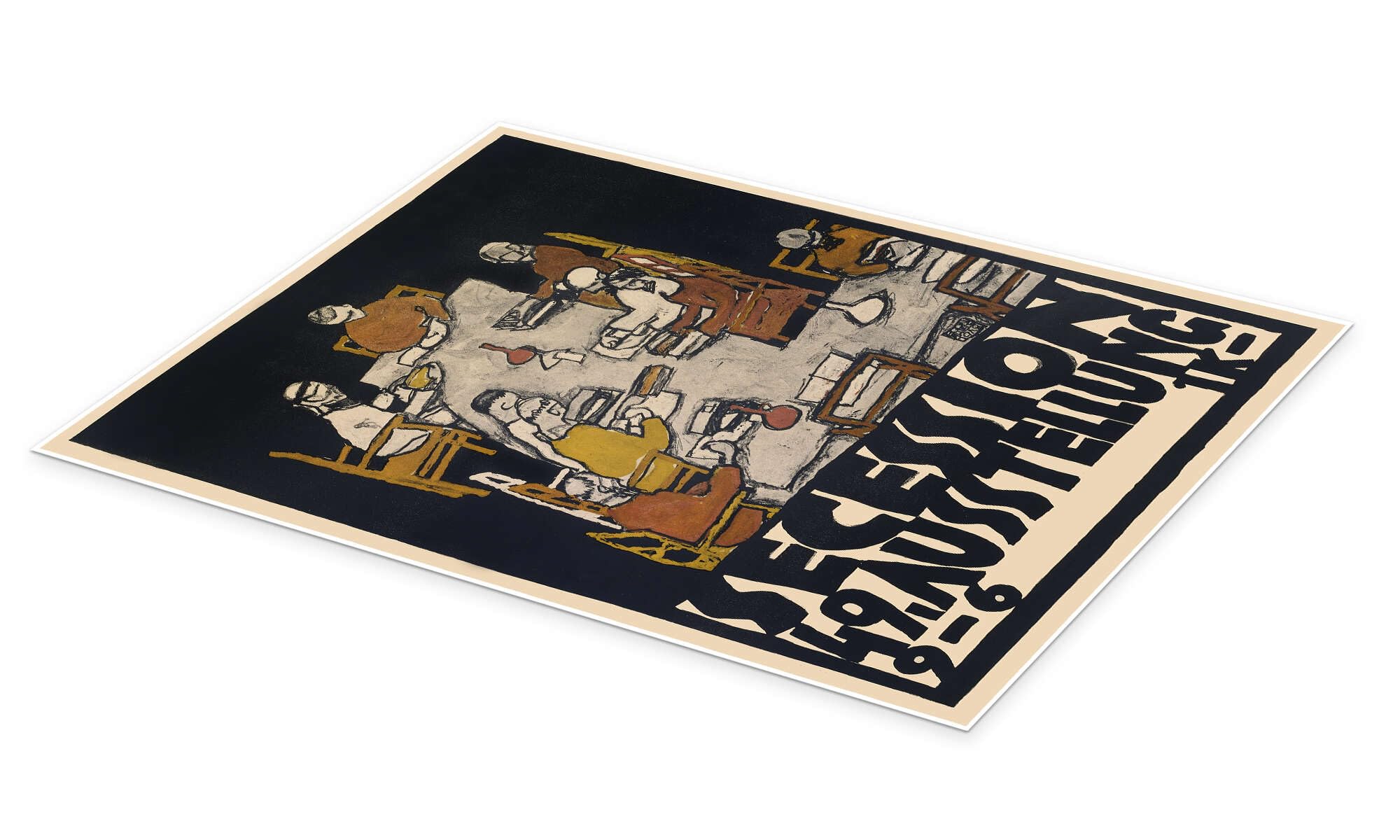 Secession 49. Ausstellung, 1918 Poster von Egon Schiele 13 x 18 cm